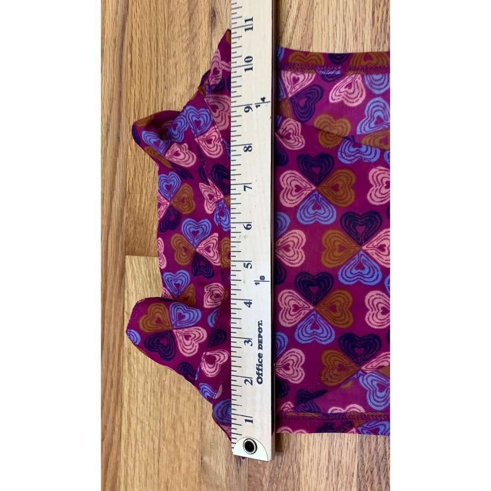 Free People Heart Mesh Ruched Button Front Racerback Multi Color Tunic Top XL - Picture 8 of 8
